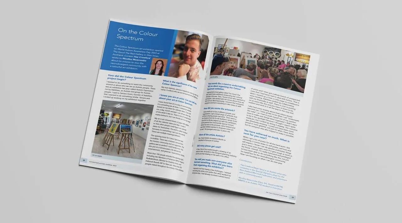 Altogether Autism, Takiwātanga, Journal 2023, Autism and Anxiety