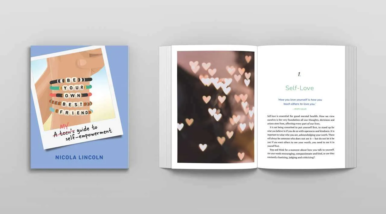 Book design, A teen's guide to self-empowerment by Nicola Lincoln
