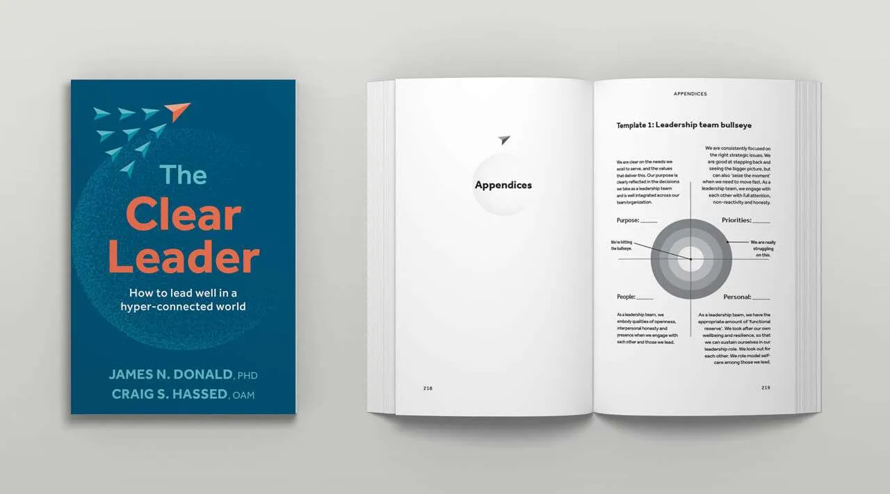 Exisle, publishing books, The Clear Leader, James Donald, Craig Hassed