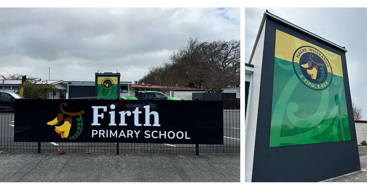 Firth Primary School signage